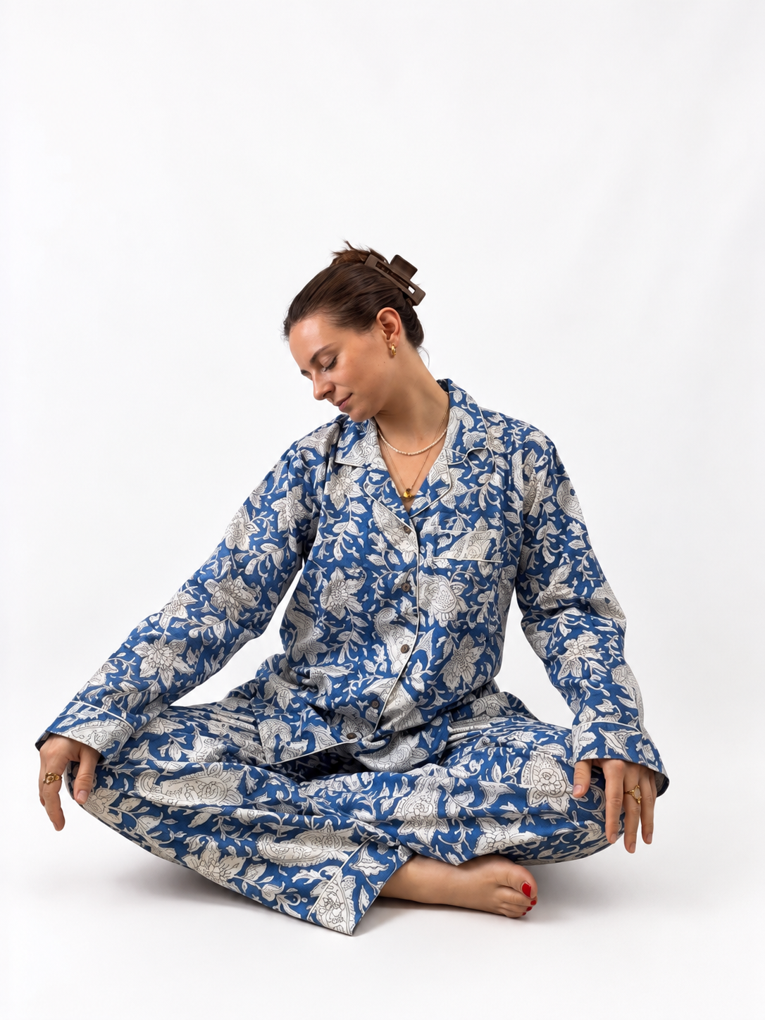 Blue Indigo Pyjama Set