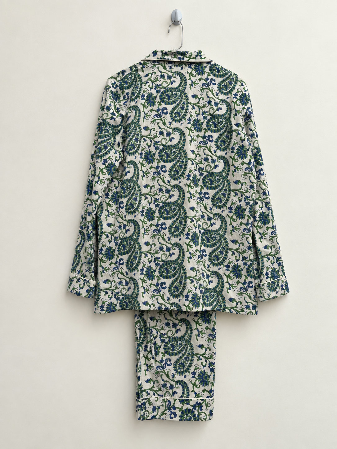 Green/Blue Cotton Pyjama Set