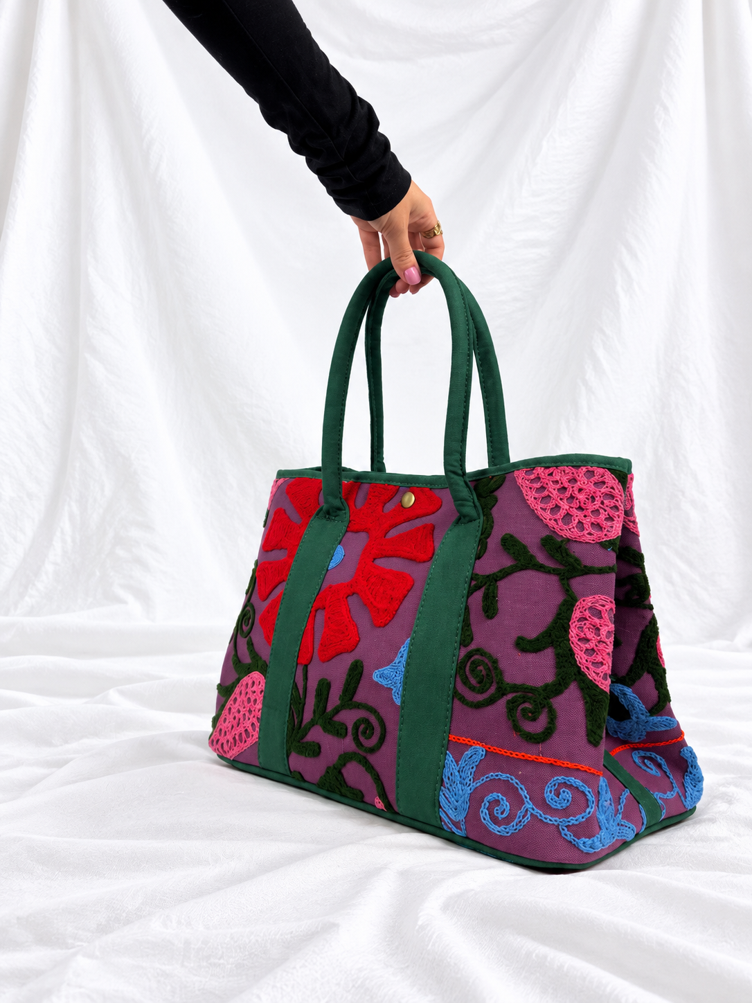 Suzani Shopper in Mulberry Garden